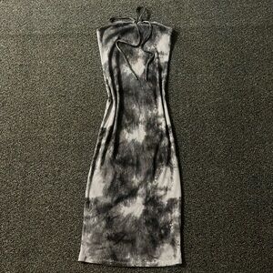 Zara black and gray dress.